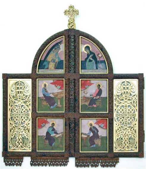 Image - Petro Kholodny: Iconostasis in the Holy Spirit Chapel of the Greek Catholic Theological Seminary in Lviv (1920s).